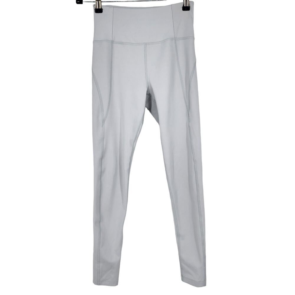 Girlfriend Collective White Compression Workout Legging High Rise Size Small